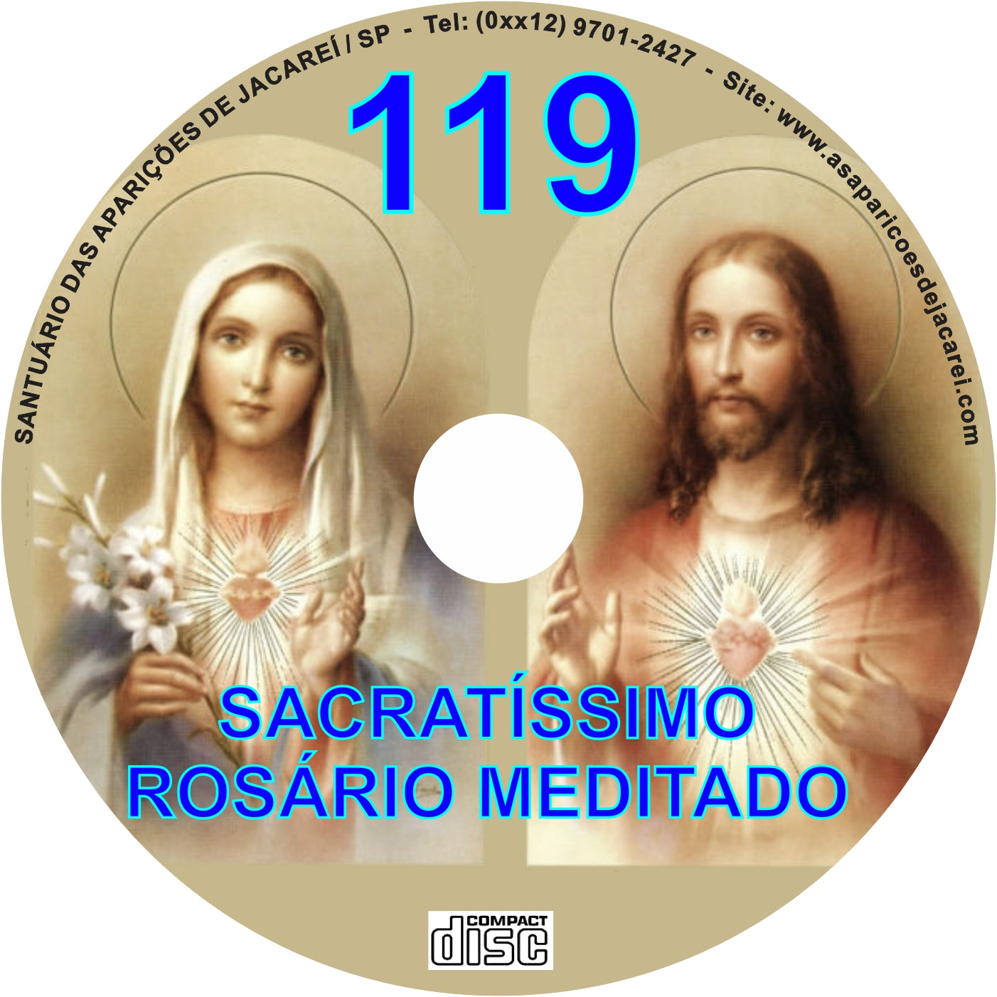 CD Rosário Meditado 119 CD Rosário Meditado 119